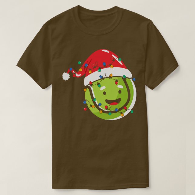 Camiseta Navidades de juego de palabras navidades bombilla  (Diseño del anverso)
