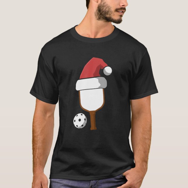Camiseta Navidades de jugador de pelota de pádel escogen a  (Anverso)