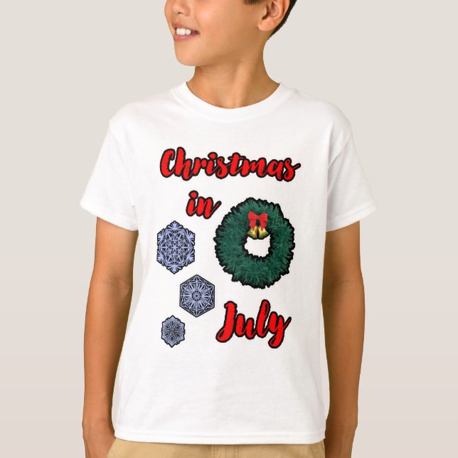 Camiseta Navidades de julio (Anverso)