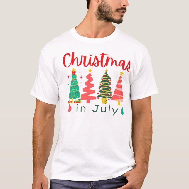 Camiseta navidades de julio (Anverso)