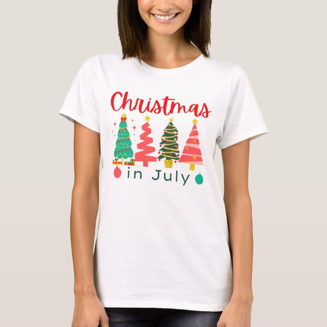 Camiseta navidades de julio (Anverso)