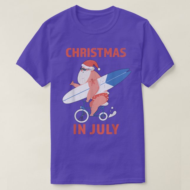 Camiseta Navidades de julio  (Diseño del anverso)