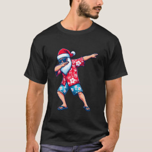 Camiseta Navidades de julio Dabbing Santa Boys Hombres Hawa