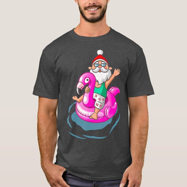 Camiseta Navidades de julio en verano en Santa Hawái (Anverso)
