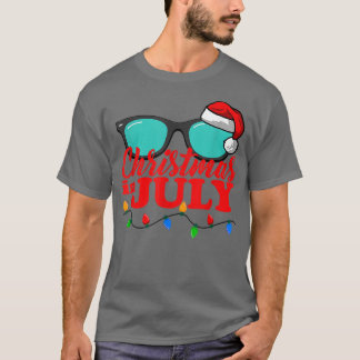 Camiseta Navidades de Julio Santa hawaii Gafas de sol Flami