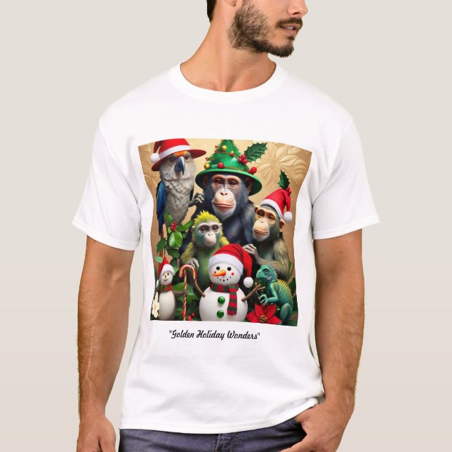 Camiseta "Navidades de Jungle Wonderland" (Anverso)