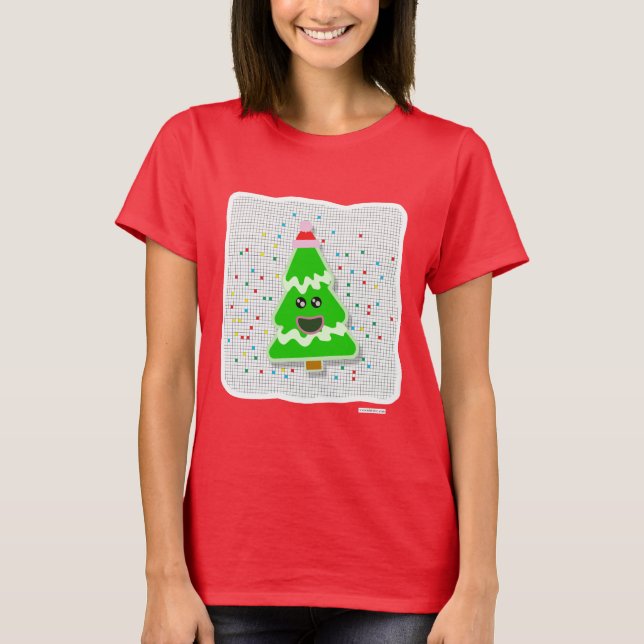Camiseta Navidades de Kawaii Divertidos Cute Caracteres de  (Anverso)