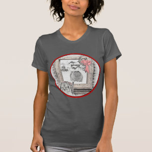 Camiseta Navidades de Keeshond Ventana de Invierno Pintura
