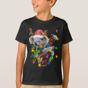 Camiseta Navidades de Koala alumbran a divertida criatura S