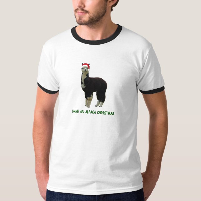 Camiseta Navidades De La Alpaca (Anverso)