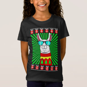 Camiseta Navidades de la Alpaca de Lama Navidades feos