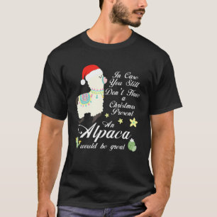 Camiseta Navidades de la Alpaca Llama a la navidad animal