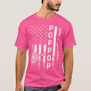 Camiseta Navidades de la bandera de Estados Unidos Poppop c