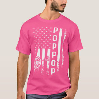 Camiseta Navidades de la bandera de Estados Unidos Poppop c