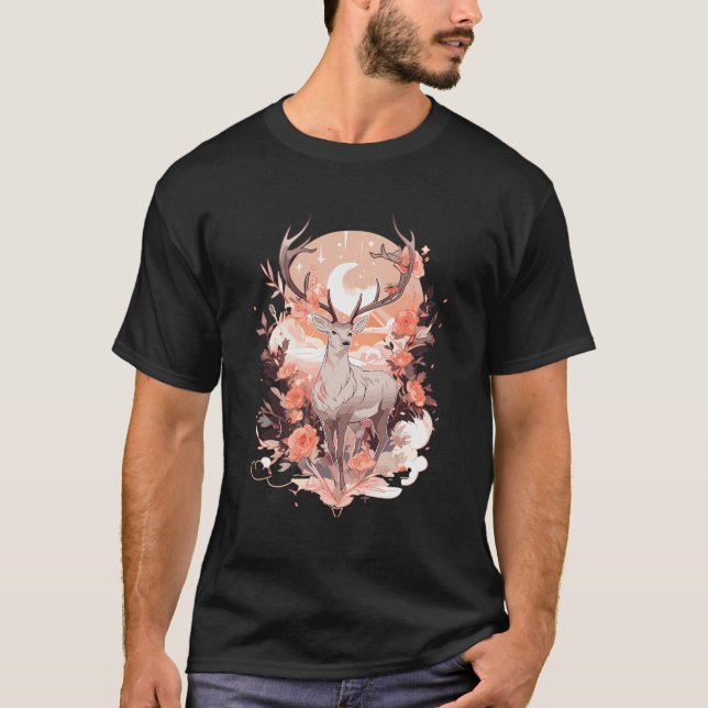Camiseta Navidades De La Cabaña De Los Deer Feo Hombres Niñ (Anverso)