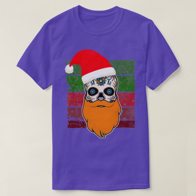 Camiseta Navidades De La Calavera Muerta Santa (Diseño del anverso)