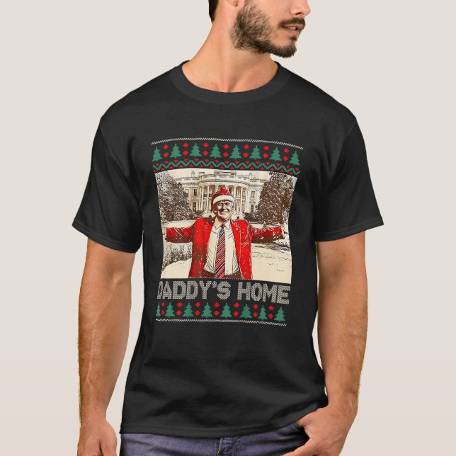Camiseta Navidades de la Casa Blanca de Trump 2024 (Anverso)