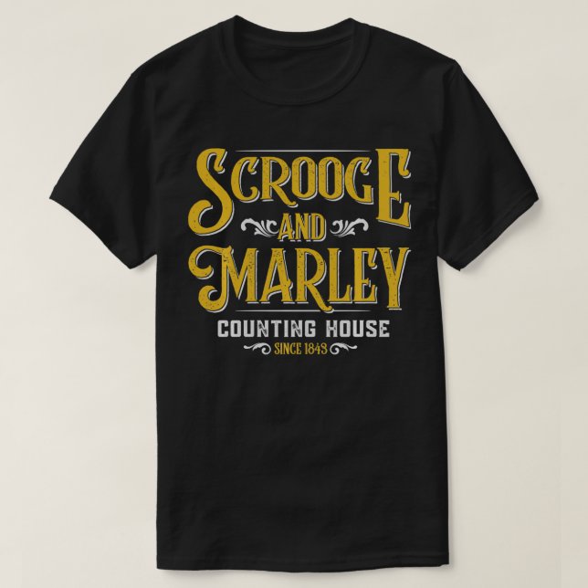 Camiseta Navidades de la Casa de Contadores de Scrooge & Ma (Diseño del anverso)