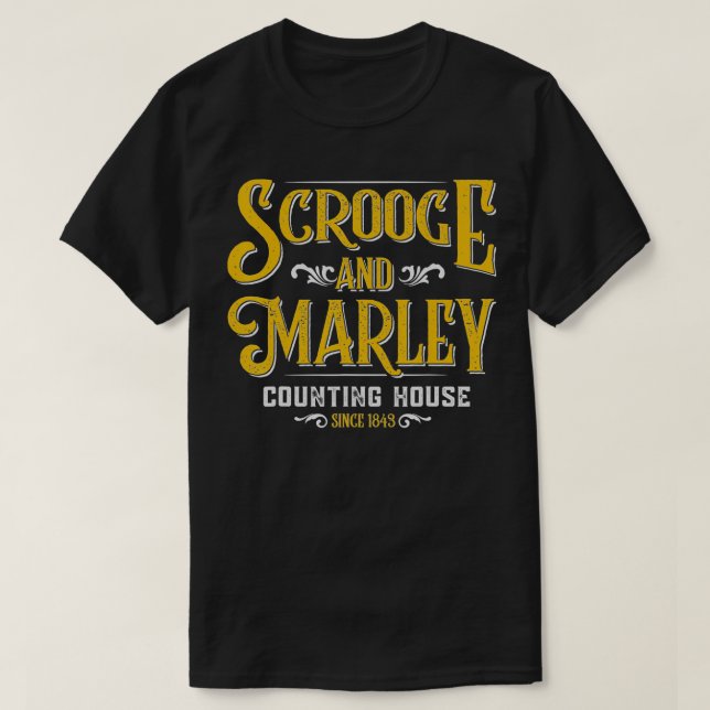 Camiseta Navidades de la Casa de Contadores de Scrooge & Ma (Diseño del anverso)