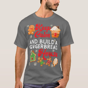 Camiseta Navidades De La Casa De Gingerbread En Horno Manti
