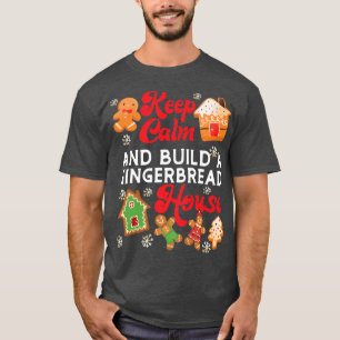 Camiseta Navidades De La Casa De Gingerbread En Horno Manti
