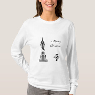 Camiseta Navidades de la ciudad de Nueva York al estilo de 