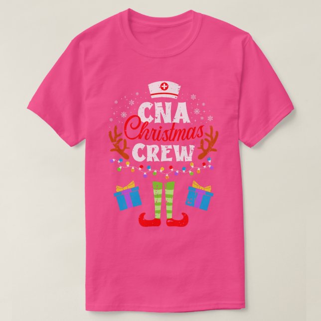 Camiseta Navidades de la CNA Enfermeras de Enfermería Hombr (Diseño del anverso)