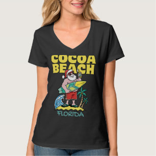 Camiseta NAVIDADES de la COCOA BEACH FLORIDA Santa