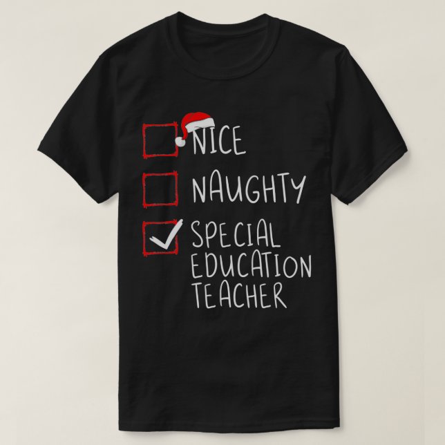Camiseta Navidades de la Educación Especial Niza L (Diseño del anverso)