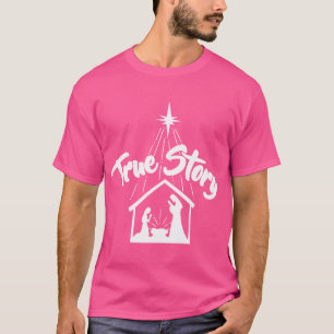 Camiseta Navidades de la escena de la Natividad de la Histo