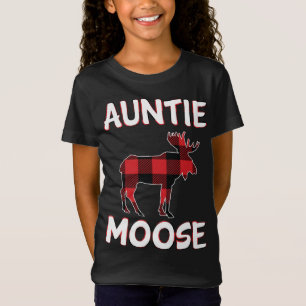 Camiseta Navidades de la familia Auntie Moose Plaid