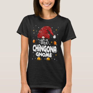 Camiseta Navidades de la familia Chingona Gnome Leopard