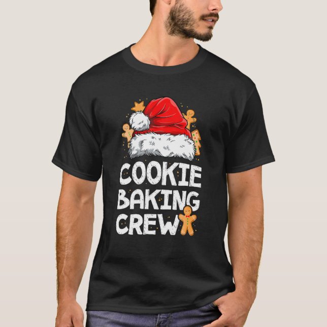 Camiseta Navidades de la familia Cookie Baking Gingerbread (Anverso)