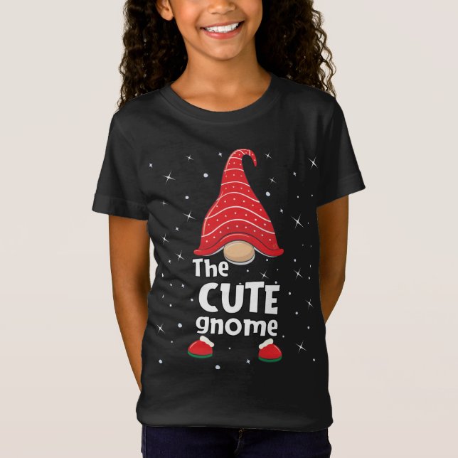 Camiseta Navidades de la familia Cute Gnome Divertido Ap (Anverso)