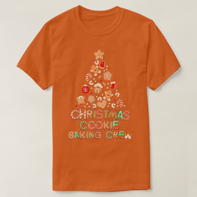 Camiseta Navidades de la familia Cute Xmas Cookie Baking (Diseño del anverso)