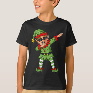 Camiseta Navidades de la familia Dabbing Elf Chicas de niño