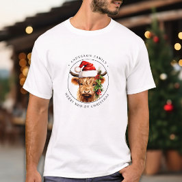 Camiseta Navidades de la familia de animales de granja de l