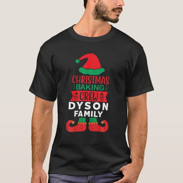 Camiseta Navidades de la familia Dyson del equipo de hornea (Anverso)
