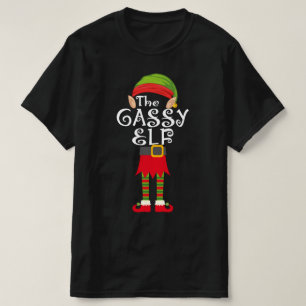 Camiseta navidades de la familia elf de gassy