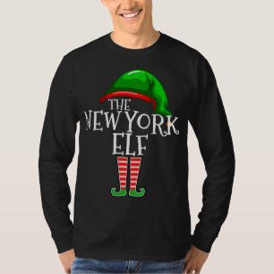 Camiseta Navidades de la familia Elf Matching de Nueva York