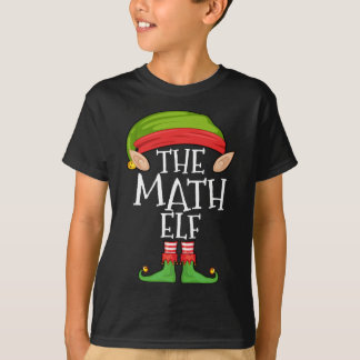 Camiseta Navidades de la familia Elf Matemáticos de Xmas
