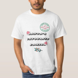 Camiseta Navidades de la familia favorita de Santa María - 