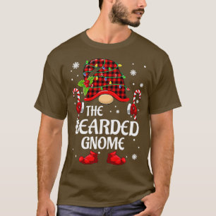Camiseta Navidades de la familia Gnome con barba Pajama
