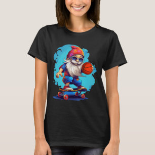 Camiseta Navidades de la familia Gnome de baloncesto en Ska