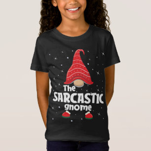 Camiseta Navidades de la familia Gnome sarcástica con respe