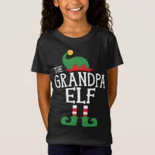 Camiseta Navidades de la familia Grandpa Elf coincidiendo c