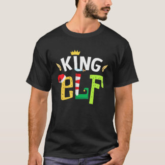 Camiseta Navidades de la familia King Elf Elf Squad coincid