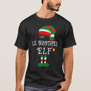 Camiseta Navidades de la familia Lil Brother Elf coincidien