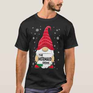 Camiseta Navidades de la familia Mermaid Gnome Pajama