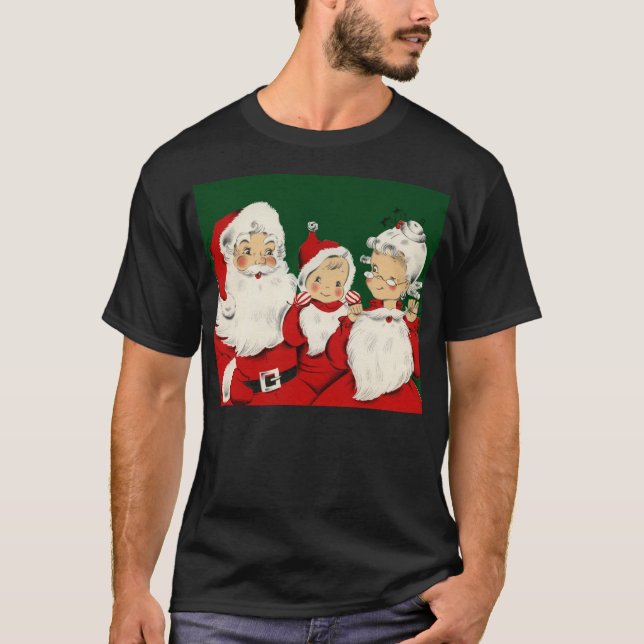 Camiseta Navidades de la familia Santa (Anverso)